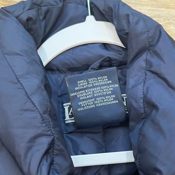 LAND’S END Men’s Blue Puffer Vest Size Large - Picture 4 of 8